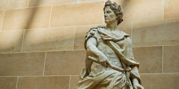 Wo Julius Caesar das Zeitliche segnete. Wo Julius Caesar das Zeitliche segnete.