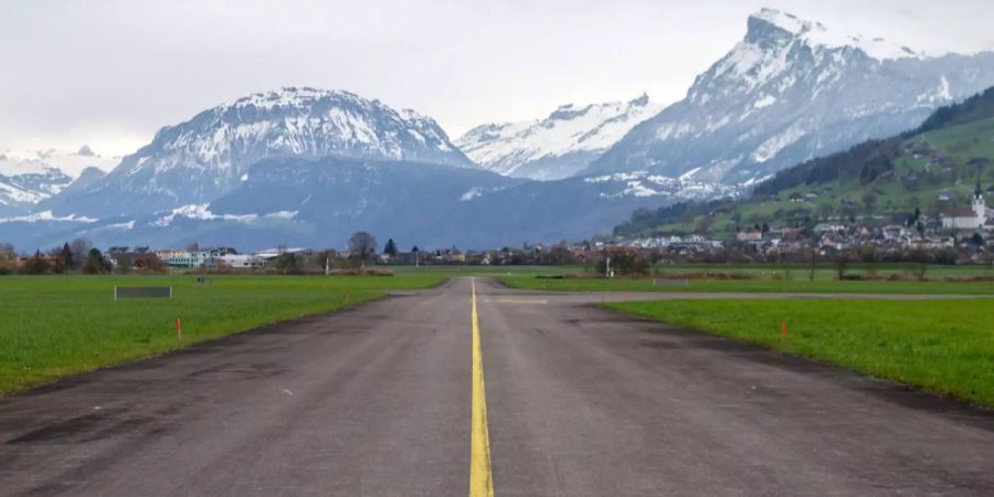 Der Flughafen Buochs NW hat ein Problem mit Schwänen.