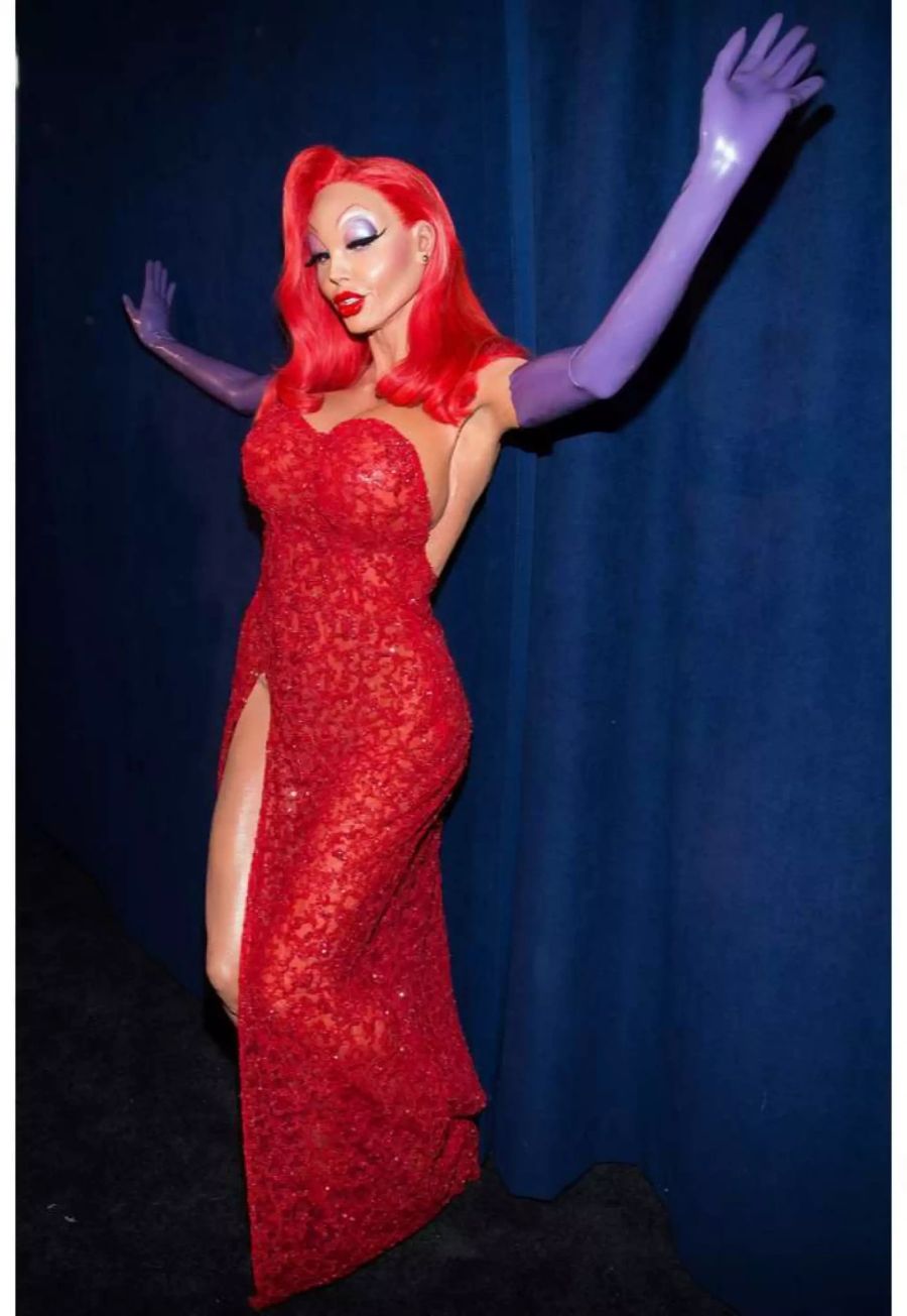 Heidi Klum als Jessica Rabbit 2015.