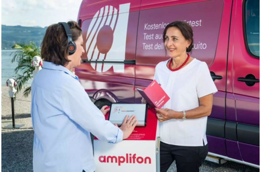 Amplifon Hörbus für Hörtests - zvg Gemeinde Birmensdorf