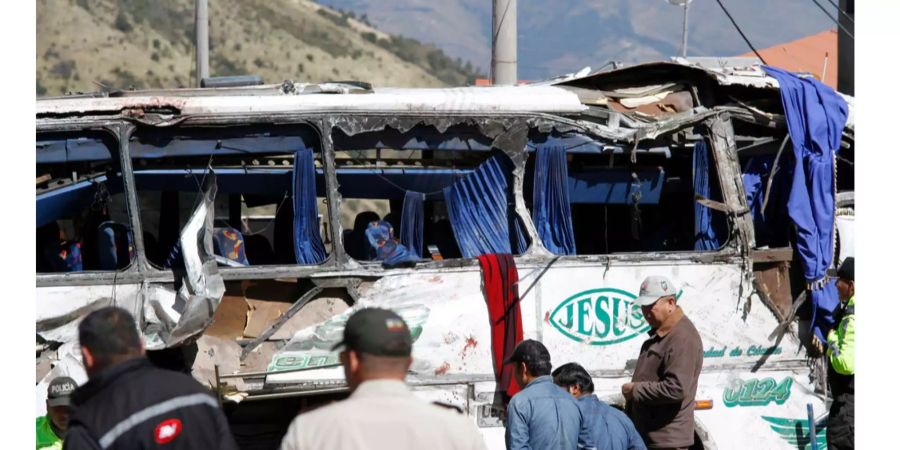 Bereits am 14. August kamen bei einem Busunglück in Ecuador 23 Menschen ums Leben.