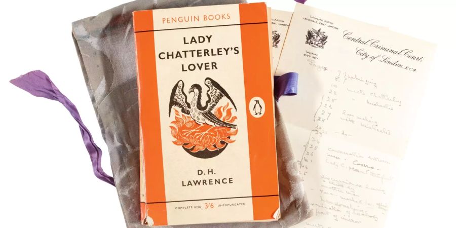 Ein Exemplar des Skandalromans «Lady Chatterley's Liver» von D.H. Lawrence.