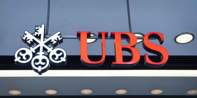 Das Logo der UBS