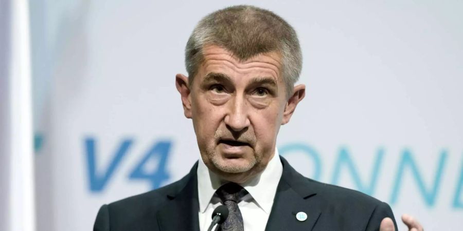 Andrej Babis, Noch-Ministerpräsident von Tschechien, bei einem Auftritt.