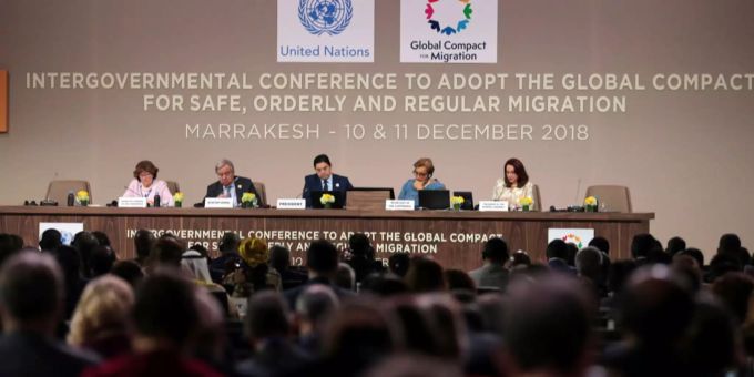 António Guterres hofft, dass die Kritiker dem Migrationspakt doch noch zustimmen. Die Eröffnung der UN-Migrationskonferenz.