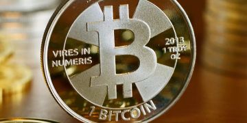 Bitcoin-Münzen, fotografiert in Berlin beim Münzhandel «BitcoinCommodities».