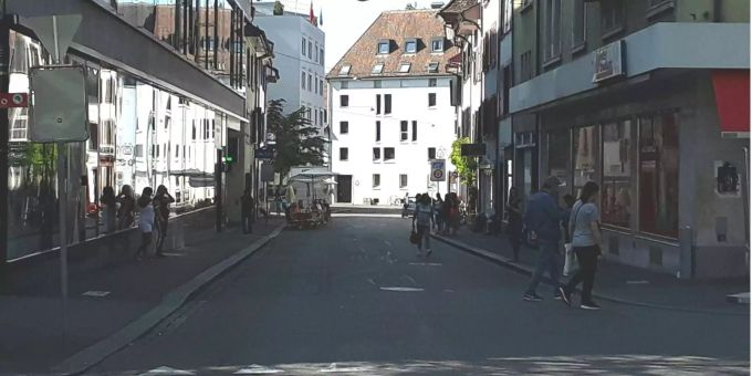 Der Kleinbasler Strassenstrich am Tag. Der Kleinbasler Strassenstrich am Tag.