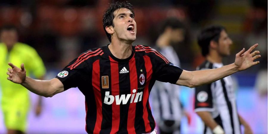 Kakà jubelte von 2003 bis 2009 und 2013/14 für Milan