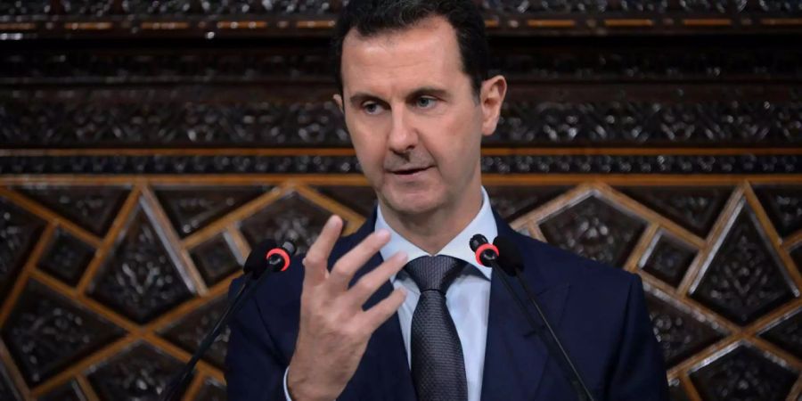 Schickt die Auszeichnung gleich selbst zurück zum Absender: Baschar al-Assad.