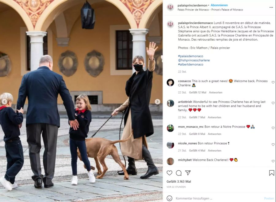 Nach zehn Monaten ist sie zurück bei ihrer Familie.