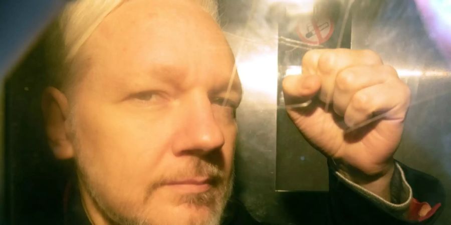 Assange im Mai 2019 in London