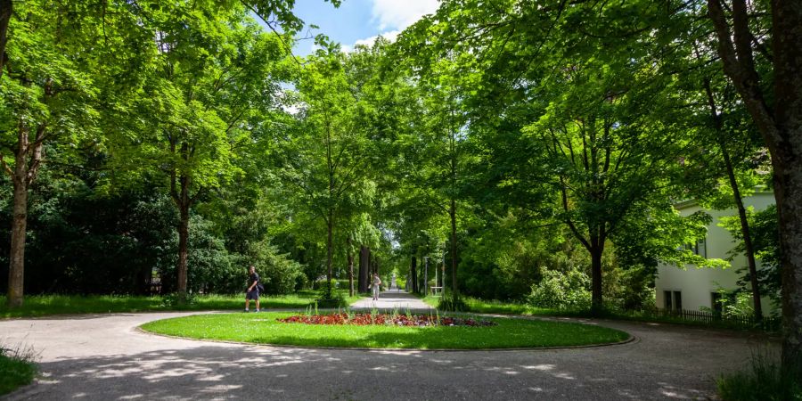 Der Fäsenstaubpromenade Park in Schaffhausen.