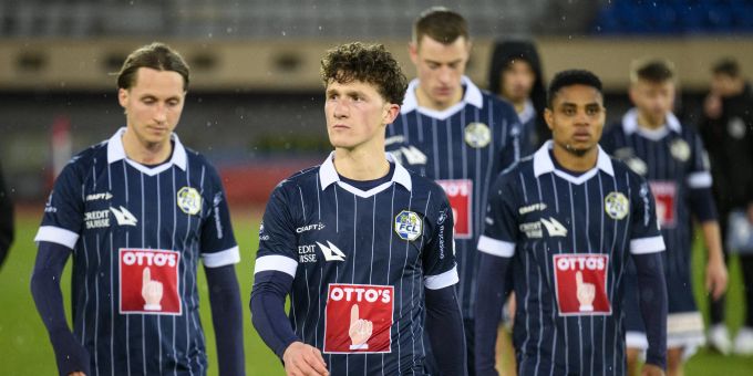 Enttäuschte Luzerner nach dem 1:2 gegen Lausanne-Ouchy. FC Luzern
