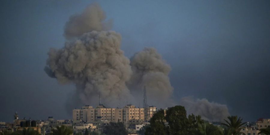 Rauchwolken über Gaza