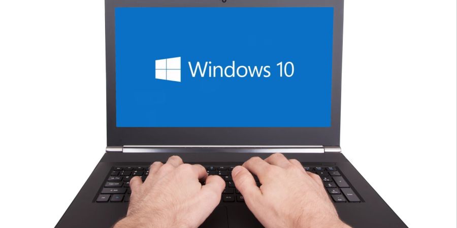 Windows 10 auf dem Laptop