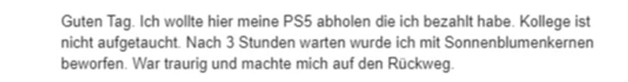 Sogar mit Sonnenblumenkernen wird man beworfen.