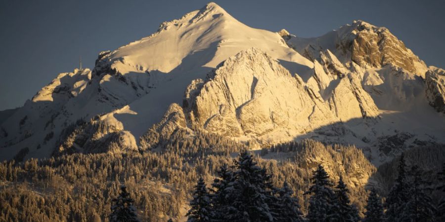 Blick auf den Säntis und den Schafberg im Skigebiet Wildhaus SG. (Archivbild)