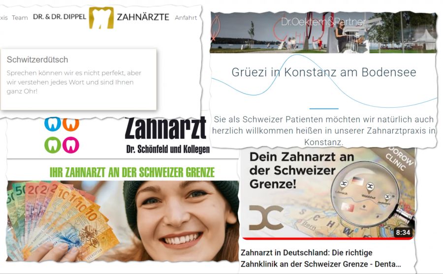 Zahnärzte Deutschland Schweizer Grenze