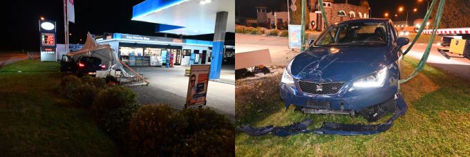 Am Zelt sowie dem Auto entstand ein Sachschaden Am Zelt sowie dem Auto entstand ein Sachschaden