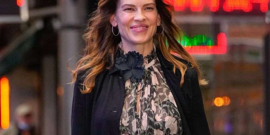 Hilary Swank beim Besuch der TV-Show «Good Morning America» in New York.