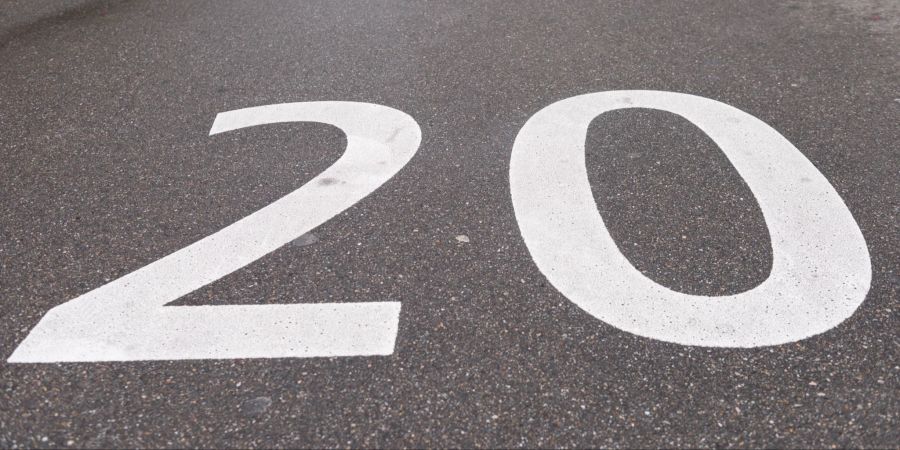 Tempo-20 Zone (Symbolbild)