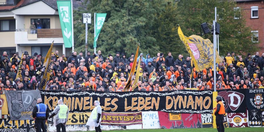 Nach der Partie zwischen der SpVgg Bayreuth und  Dynamo Dresden soll es zu Ausschreitungen gekommen sein.