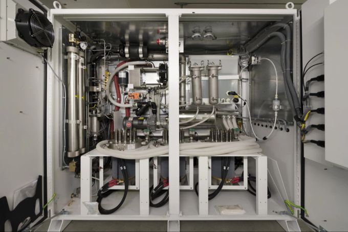BASF will mit einem Elektrolyseur Wasserstoff herstellen. (Symbolbild) BASF Wasserstoff Elektrolyseur