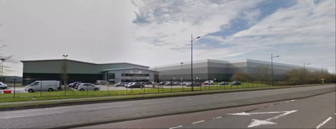 Das Amazon-Lager nahe Liverpool. amazon liverpool