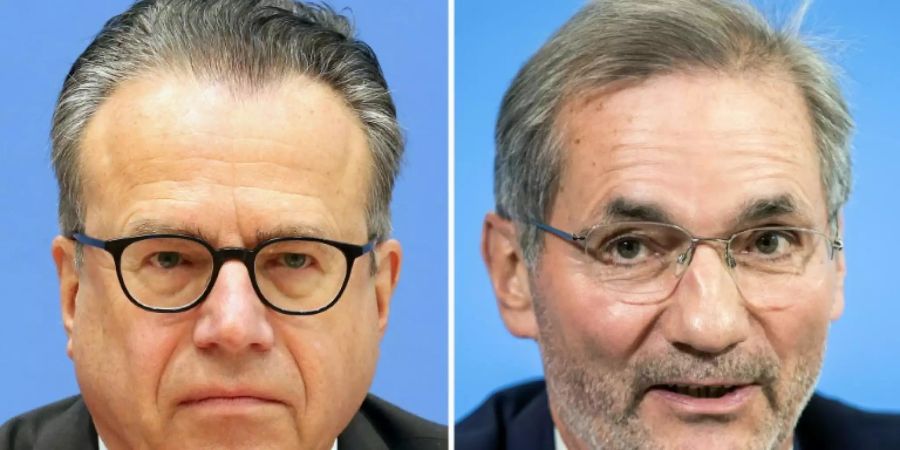 Schlichter Frank-Jürgen Weise (l.) und Matthias Platzeck