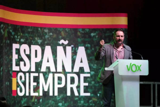 Santiago Abascal, Präsident der rechtspopulistischen Vox. Vox