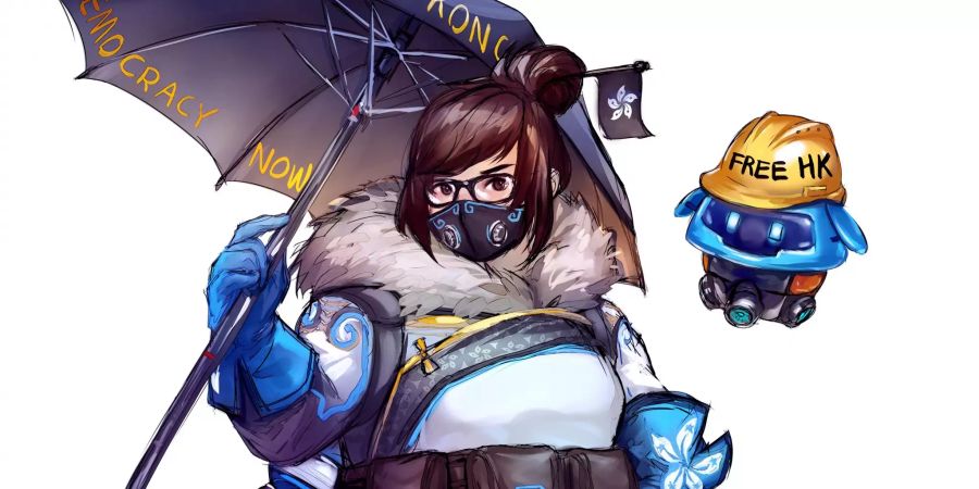 Mei Overwatch Blizzard Hongkong