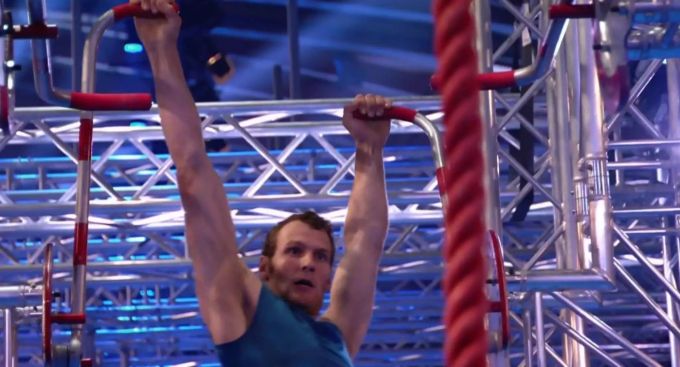 Harald hat zwar Haftkraft, aber er kann sie hier nicht halten. «Ninja Warrior Germany 2019» bub