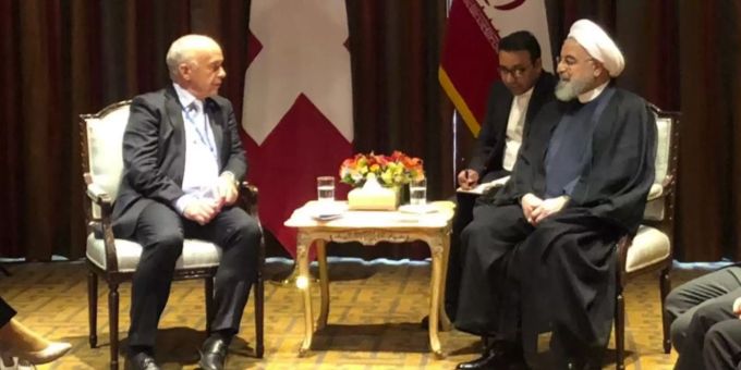 Uno-Vollversammlung - Maurer trifft Irans Präsident Ruhani