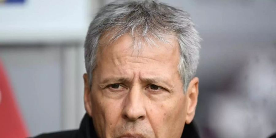 Lucien Favre will unbedingt gewinnen gegen Mönchengladbach. Foto: Patrick Seeger/dpa