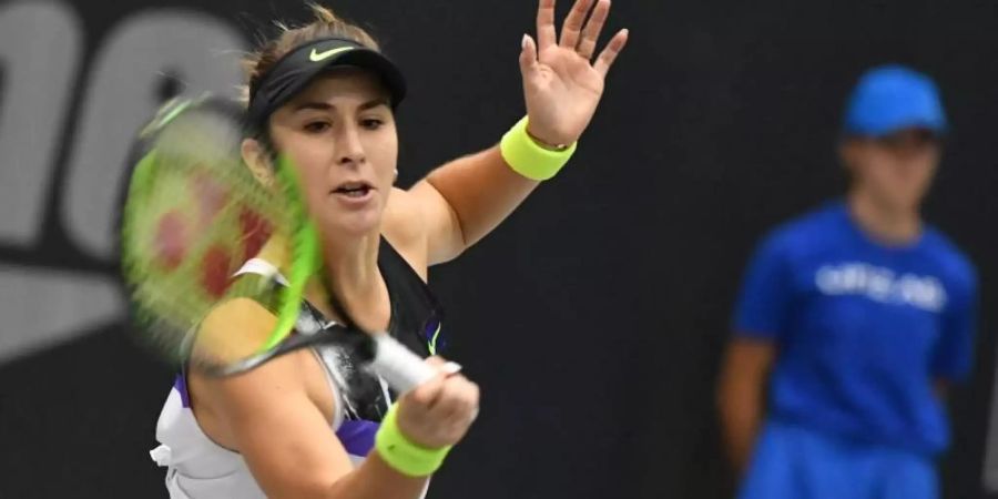 Die Schweizerin Belinda Bencic hat sich erstmals für die WTA Finals der besten acht Tennisspielerinnen qualifiziert. Foto: Barbara Gindl/APA/dpa