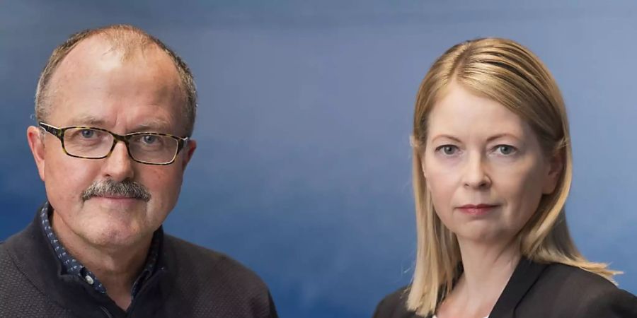 Wechsel in der Chefredaktion der Keystone-SDA. Nicole Meier folgt auf Winfried Kösters. (KEYSTONE/Alessandro della Valle)