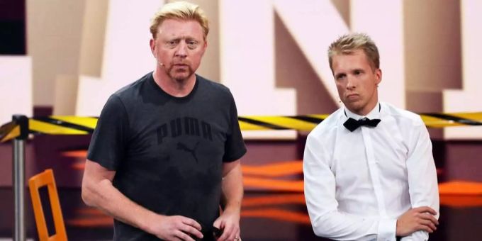 Boris Becker und Oliver Pocher in einer früheren TV-Show. Boris Becker Oliver Pocher