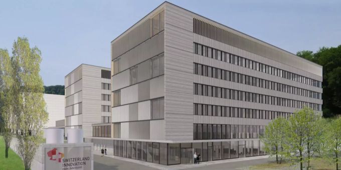 Der neue Campus beim Park Innovaare. park innocaare