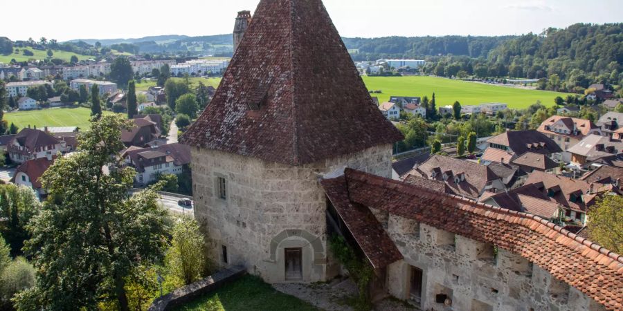 Die Burg in Laupen.