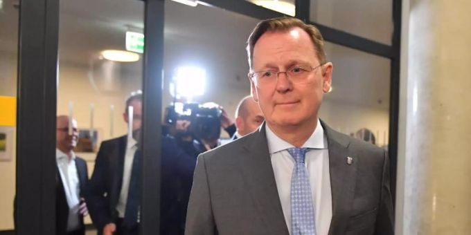 Die Linke unter Ministerpräsident Bodo Ramelow ist stärkste Kraft in Thüringen. Thüringen Wahlen