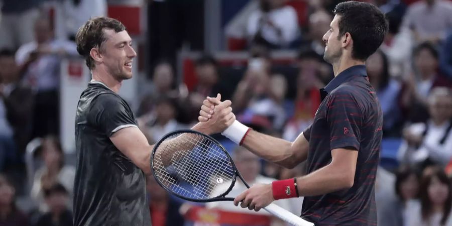 John Millman Novak Djokovic