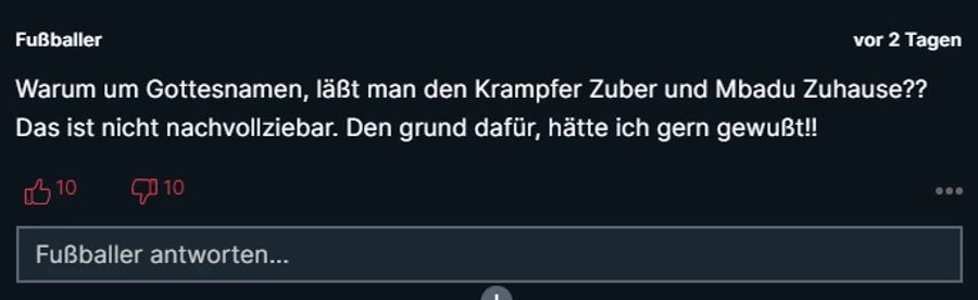 Aber nicht alle sind glücklich. Einig darüber, ob die Aufstellung nun gut oder schlecht ist, wird man sich in der Kommentarspalte nicht.