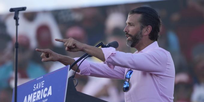 Donald Trump Junior gibt sich, was die US-Zwischenwahlen angeht, zuversichtlich. Donald Trump Jr. Junior