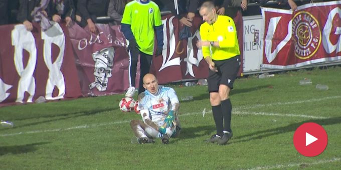 Becher und Feuerzeug - Servette-Chaoten sorgen für Wurfgeschoss-Eklat!