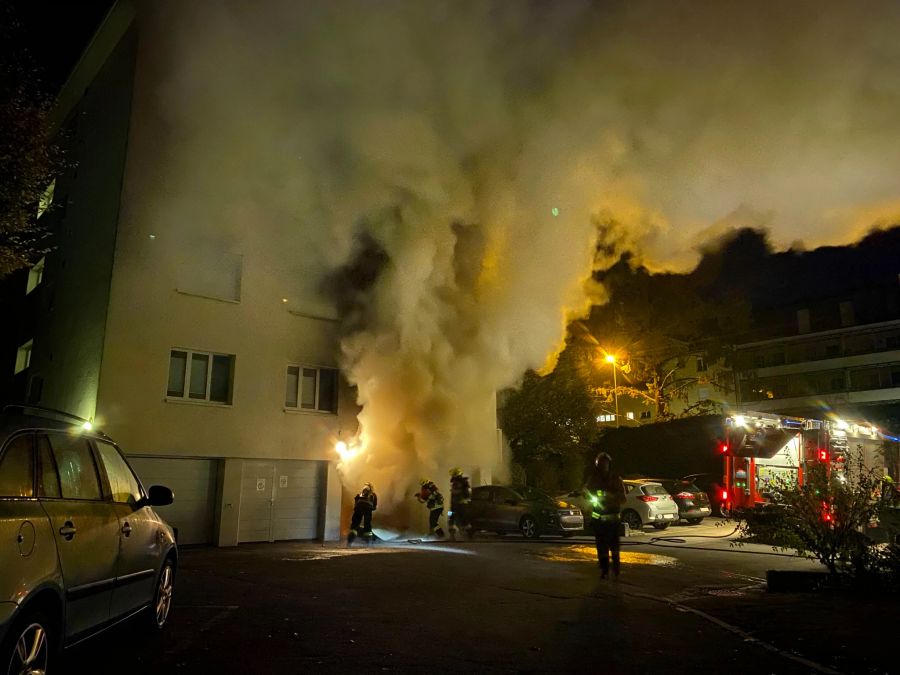 Die Brandursache wird derzeit untersucht