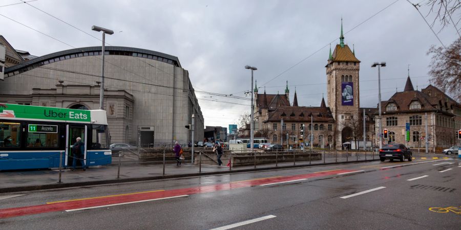 Der Hauptbahnhof am Sihlquai im Kreis 1 in Zürich.