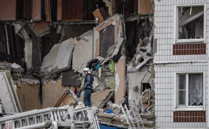 Gasexplosionen sind in Russland keine Seltenheit. (Symbolbild) russland explosion