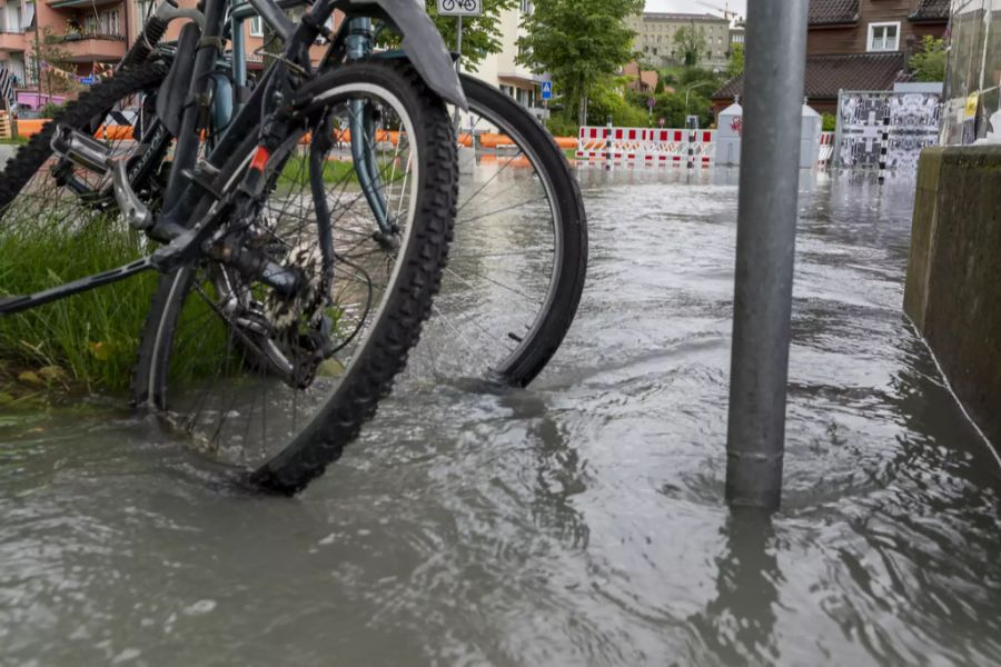 Bern liegt direkt an der Aare und bekam die Wassermengen stark zu spüren.