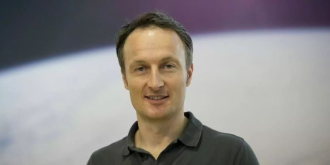 Der deutsche Astronaut Matthias Maurer. Internationale Raumstation