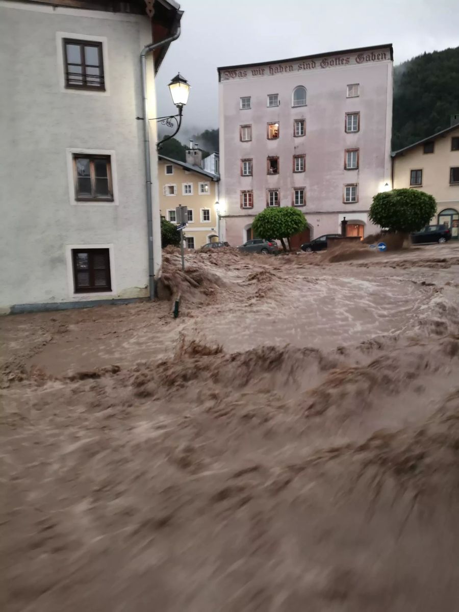 Hallein Flut